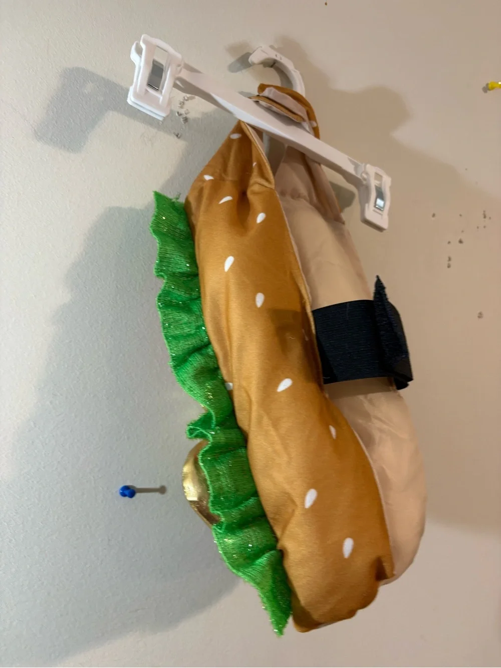 Halloween Cat Dog Hotdog Costume Size Small medium Velcro closure